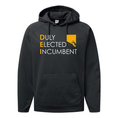 Justice Horn Dei Duly Elected Incumbent Performance Fleece Hoodie