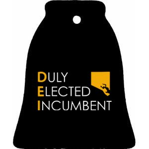 Justice Horn Dei Duly Elected Incumbent Ceramic Bell Ornament