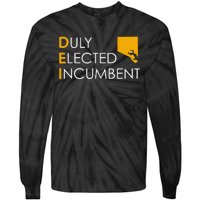 Justice Horn Dei Duly Elected Incumbent Tie-Dye Long Sleeve Shirt