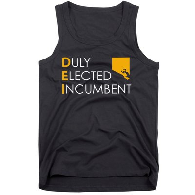 Justice Horn Dei Duly Elected Incumbent Tank Top