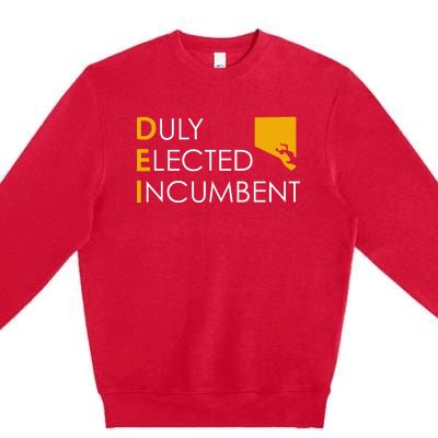 Justice Horn Dei Duly Elected Incumbent Premium Crewneck Sweatshirt