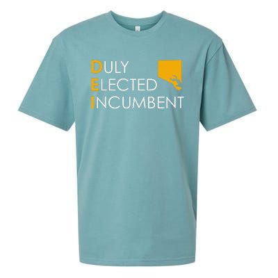 Justice Horn Dei Duly Elected Incumbent Sueded Cloud Jersey T-Shirt