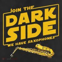 Join He Dark Side Saxophone Player Hoodie 7 Panel Mesh Trucker Snapback Hat