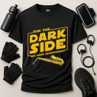 Join He Dark Side Saxophone Player Hoodie Performance Shirt
