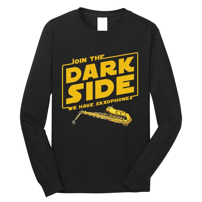 Join He Dark Side Saxophone Player Hoodie Long Sleeve Shirt