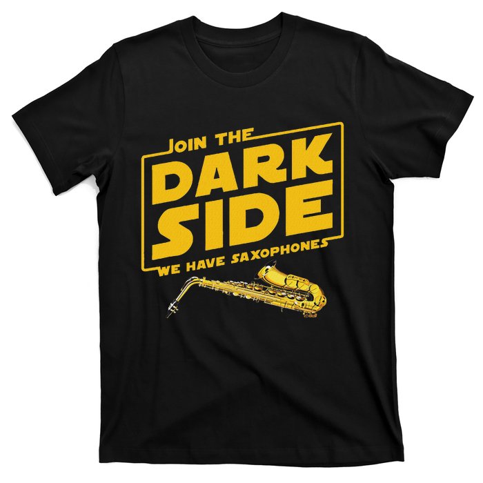 Join He Dark Side Saxophone Player Hoodie T-Shirt