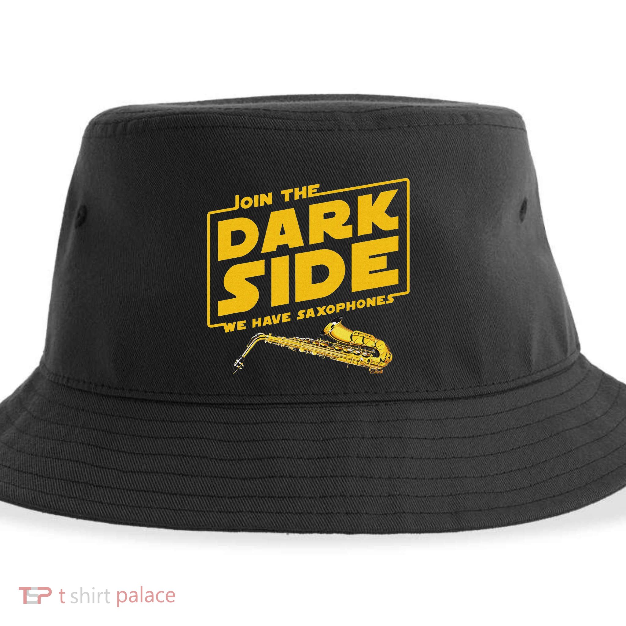 Join He Dark Side Saxophone Player Hoodie Sustainable Bucket Hat
