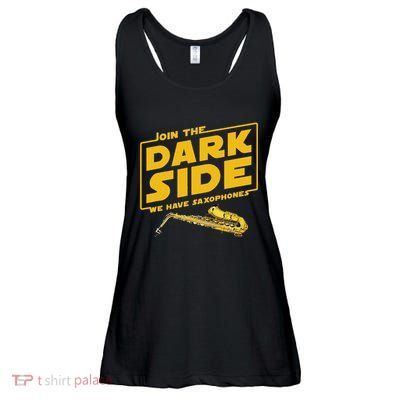 Join He Dark Side Saxophone Player Hoodie Ladies Essential Flowy Tank