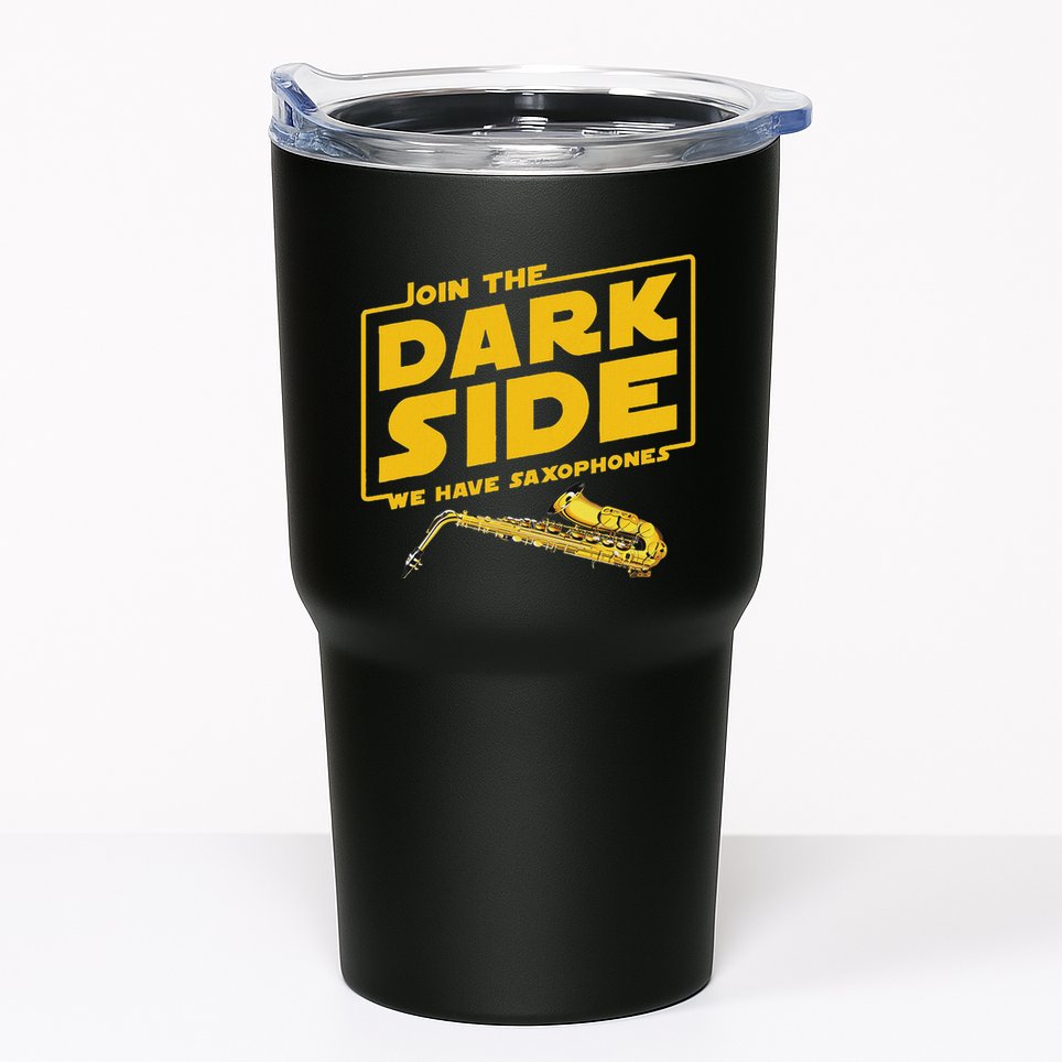 Join He Dark Side Saxophone Player Hoodie Tumbler