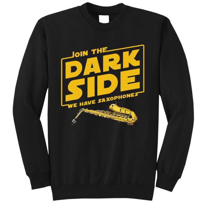 Join He Dark Side Saxophone Player Hoodie Tall Sweatshirt