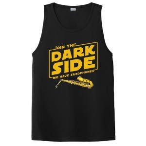 Join He Dark Side Saxophone Player Hoodie PosiCharge Competitor Tank