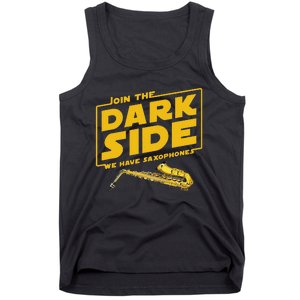 Join He Dark Side Saxophone Player Hoodie Tank Top