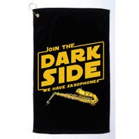 Join He Dark Side Saxophone Player Hoodie Golf Towel