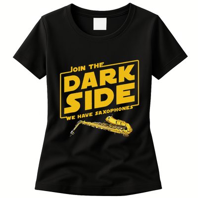 Join He Dark Side Saxophone Player Hoodie Womens T-Shirt