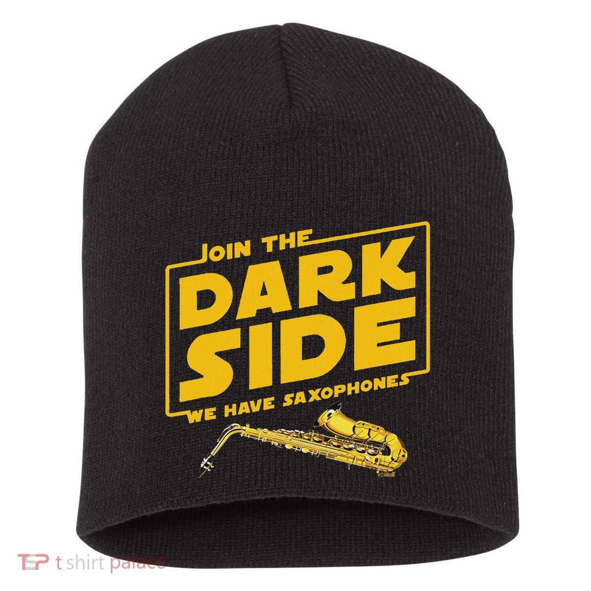 Join He Dark Side Saxophone Player Hoodie Short Acrylic Beanie