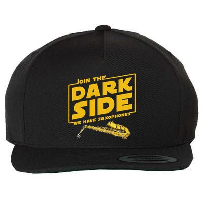 Join He Dark Side Saxophone Player Hoodie Wool Snapback Cap