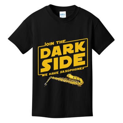 Join He Dark Side Saxophone Player Hoodie Kids T-Shirt