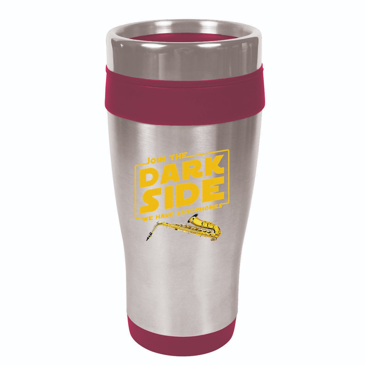 Join He Dark Side Saxophone Player Hoodie 16oz Travel Tumbler