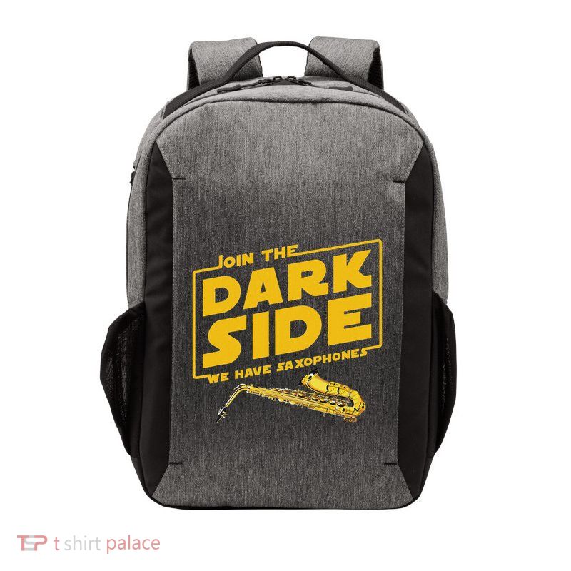 Join He Dark Side Saxophone Player Hoodie Vector Backpack