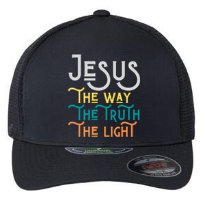 Jesus Happy Easter Family Mom Dad Meaningful Gift Flexfit Unipanel Trucker Cap