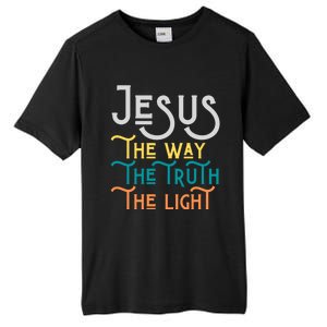 Jesus Happy Easter Family Mom Dad Meaningful Gift Tall Fusion ChromaSoft Performance T-Shirt