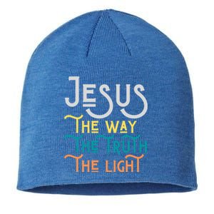 Jesus Happy Easter Family Mom Dad Meaningful Gift Sustainable Beanie