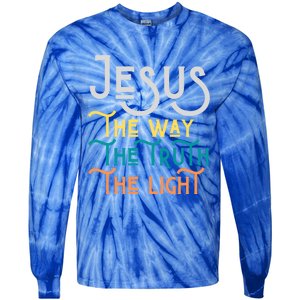 Jesus Happy Easter Family Mom Dad Meaningful Gift Tie-Dye Long Sleeve Shirt