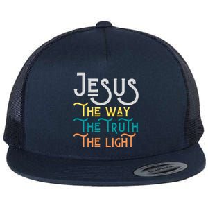 Jesus Happy Easter Family Mom Dad Meaningful Gift Flat Bill Trucker Hat