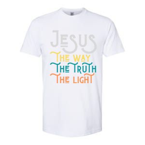 Jesus Happy Easter Family Mom Dad Meaningful Gift Softstyle CVC T-Shirt