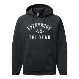 Jonathan Harvey Everybody Vs Trudeau Performance Fleece Hoodie