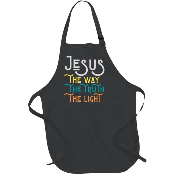 Jesus Happy Easter Family Mom Dad mother's day Full-Length Apron With Pockets