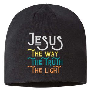 Jesus Happy Easter Family Mom Dad mother's day Sustainable Beanie