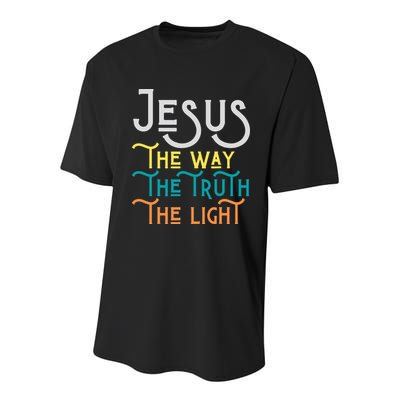 Jesus Happy Easter Family Mom Dad mother's day Youth Performance Sprint T-Shirt
