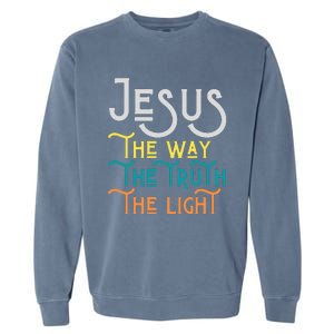 Jesus Happy Easter Family Mom Dad mother's day Garment-Dyed Sweatshirt