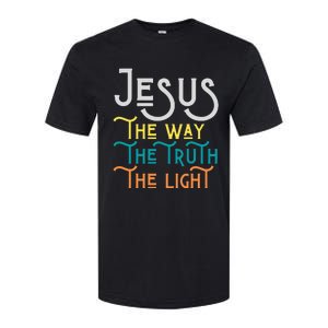 Jesus Happy Easter Family Mom Dad mother's day Softstyle CVC T-Shirt