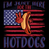 Just Here For The Hot Dogs Backpack