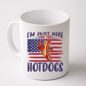 Just Here For The Hot Dogs Coffee Mug