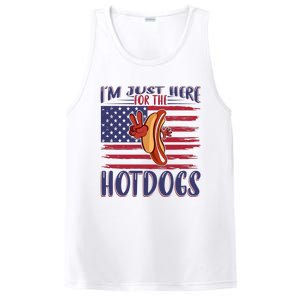 Just Here For The Hot Dogs PosiCharge Competitor Tank