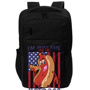 Just Here For The Hot Dogs Impact Tech Backpack