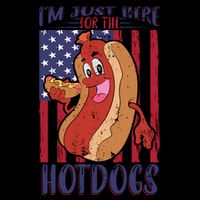 Just Here For The Hot Dogs Backpack