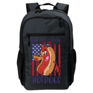 Just Here For The Hot Dogs Daily Commute Backpack