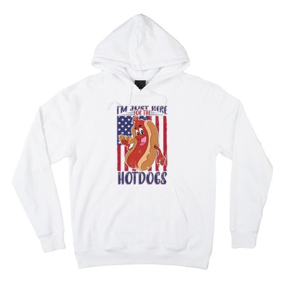 Just Here For The Hot Dogs Hoodie