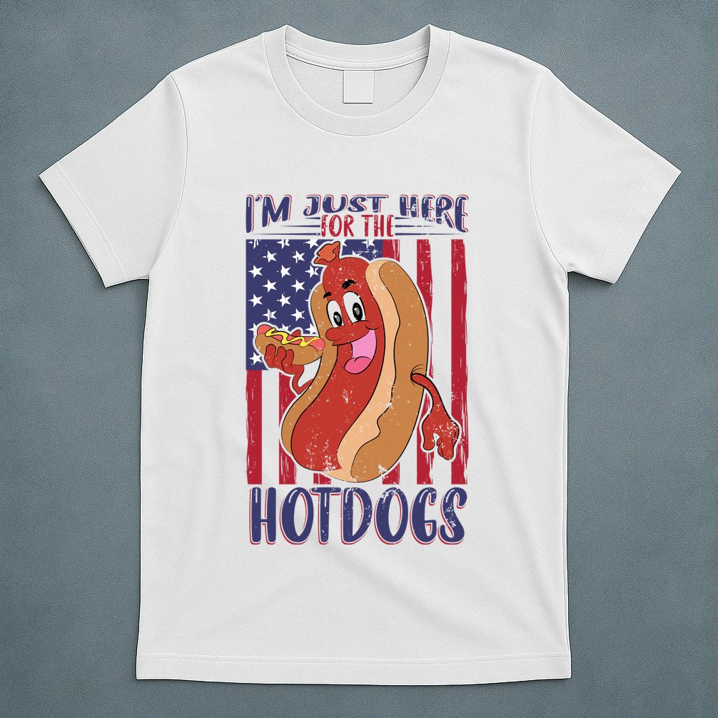 Just Here For The Hot Dogs T-Shirt