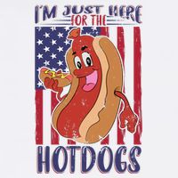 Just Here For The Hot Dogs 11oz C Handle Ceramic Mug