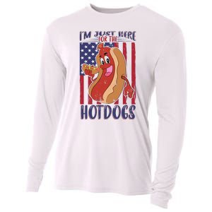 Just Here For The Hot Dogs Cooling Performance Long Sleeve Crew