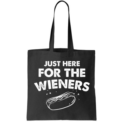 Just Here For The Wieners Funny Hot Dog 4th Of July American Bag