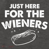 Just Here For The Wieners Funny Hot Dog 4th Of July American Vector Backpack