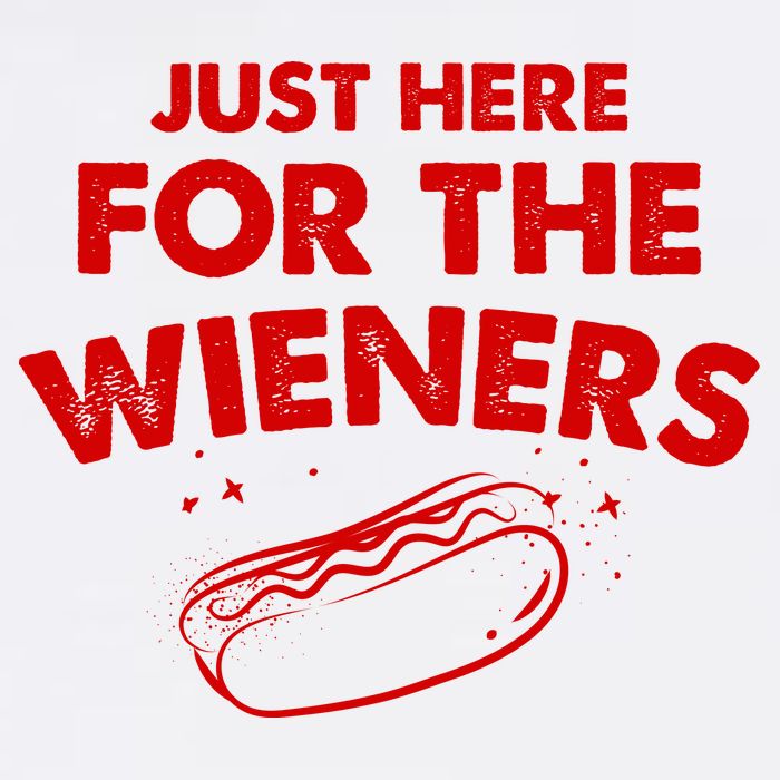 Just Here For The Wieners Funny Hot Dog 4th Of July American Sustainable Bucket Hat