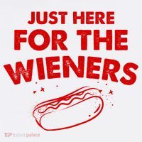 Just Here For The Wieners Funny Hot Dog 4th Of July American Mug