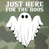 Just Here For The Boos Funny Ghost Legacy Tie Dye Trucker Hat